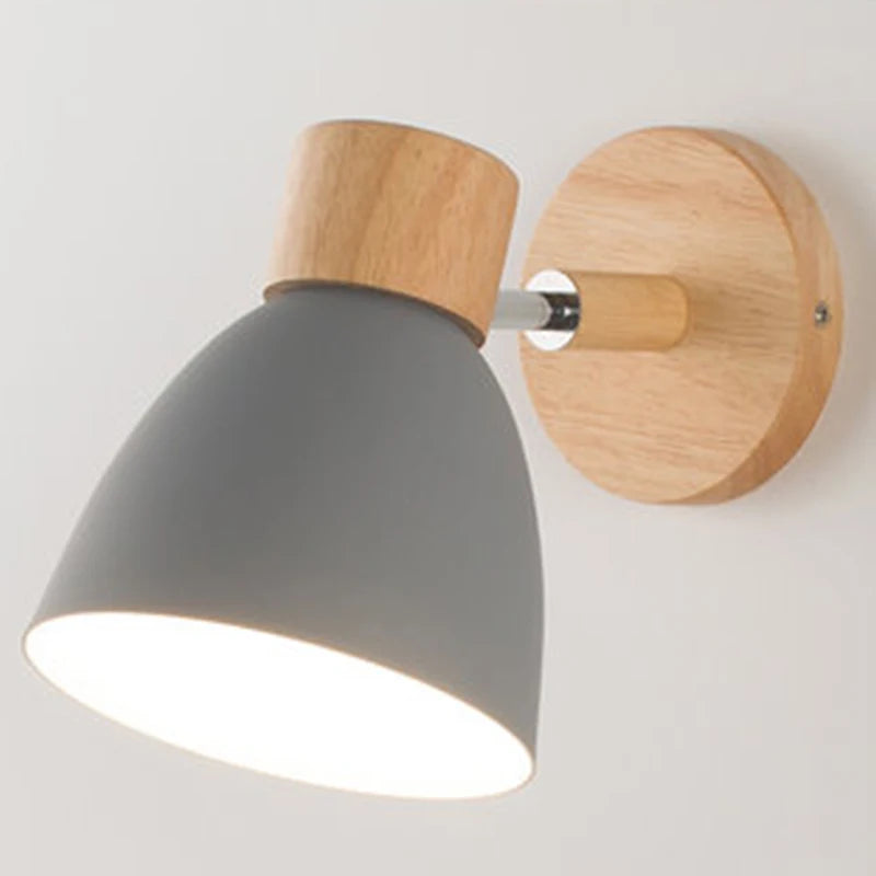 Wooden Nordic Wall Lamp