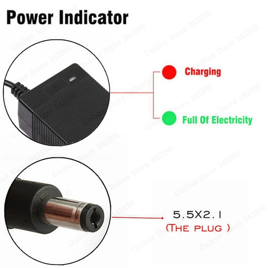 36V 2A Lithium Battery Charger