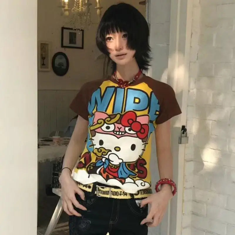 Sanrioed Hello Kittys Short Tops