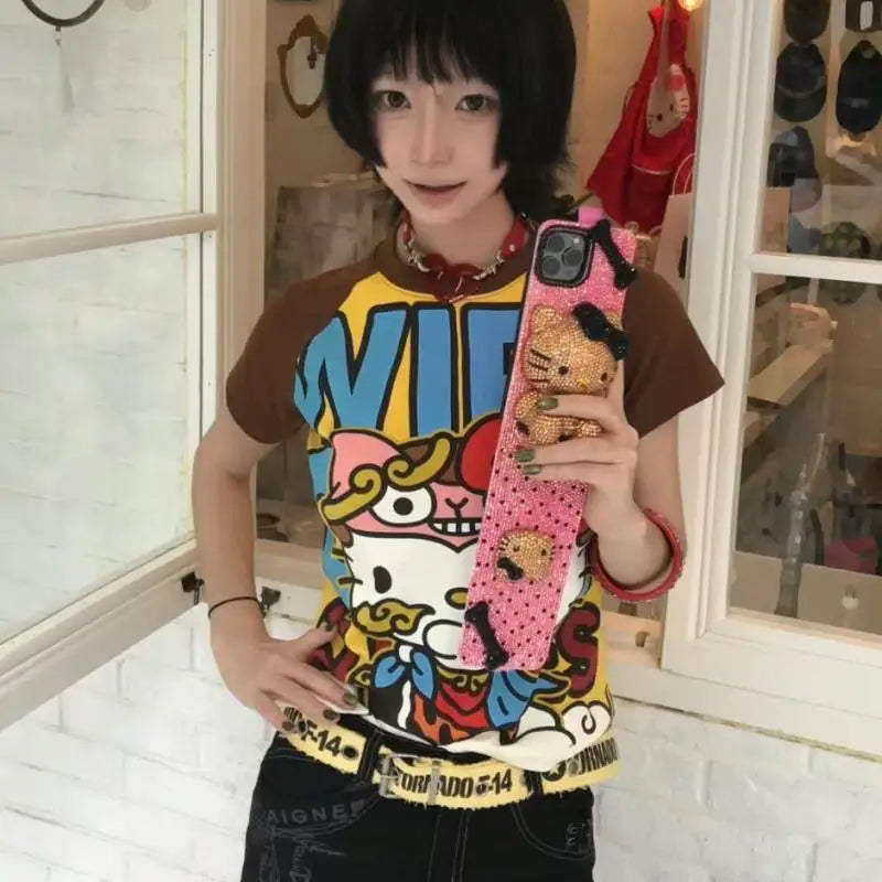 Sanrioed Hello Kittys Short Tops
