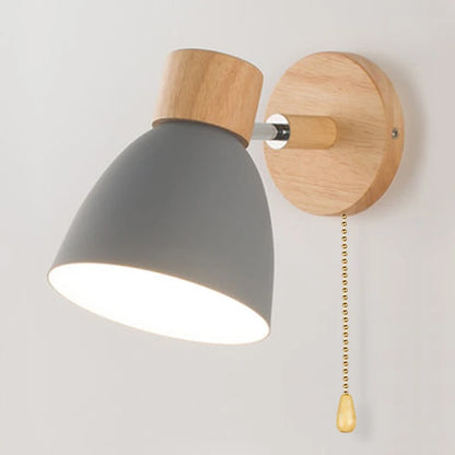 Wooden Nordic Wall Lamp