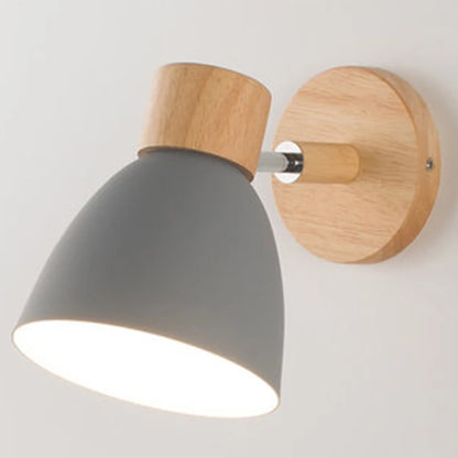 Wooden Nordic Wall Lamp