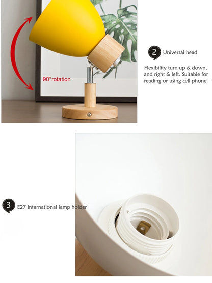 Wooden Nordic Wall Lamp