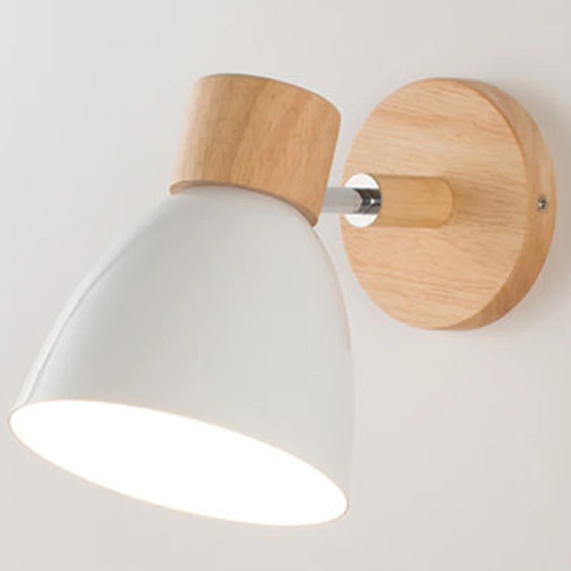Wooden Nordic Wall Lamp