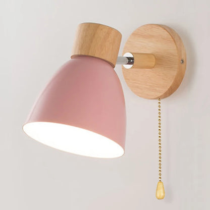 Wooden Nordic Wall Lamp