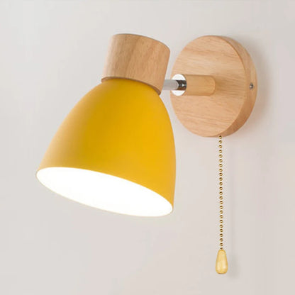 Wooden Nordic Wall Lamp