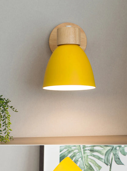 Wooden Nordic Wall Lamp