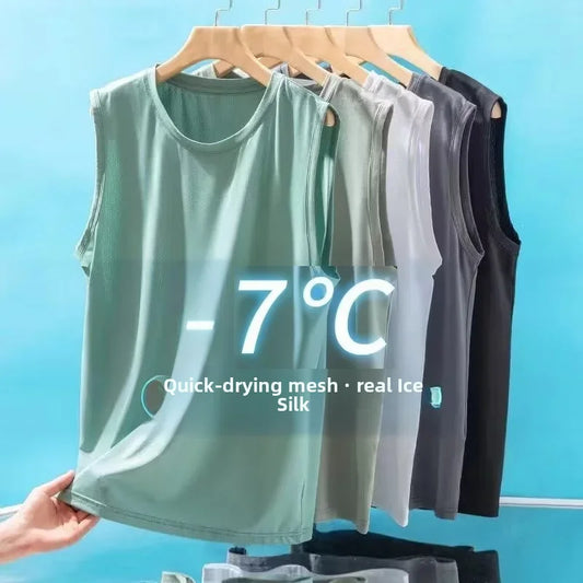 Men’s Ice Silk Mesh Vest