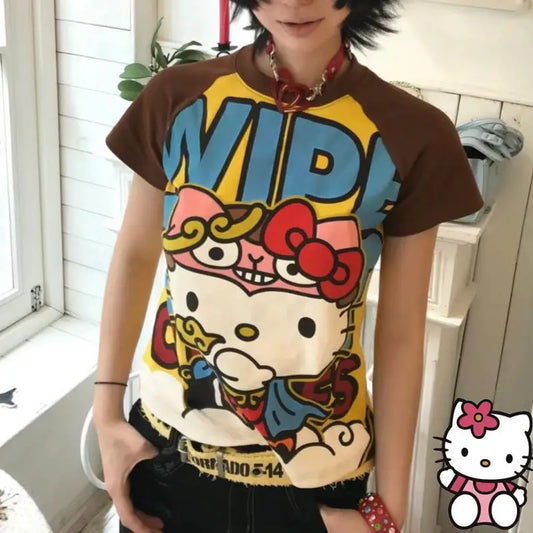 Sanrioed Hello Kittys Short Tops