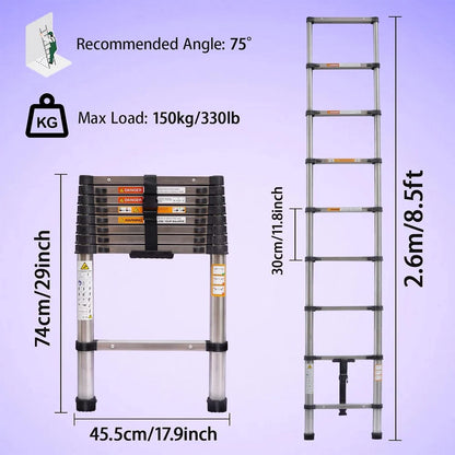 Ladders Extendable Telescopic