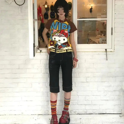 Sanrioed Hello Kittys Short Tops