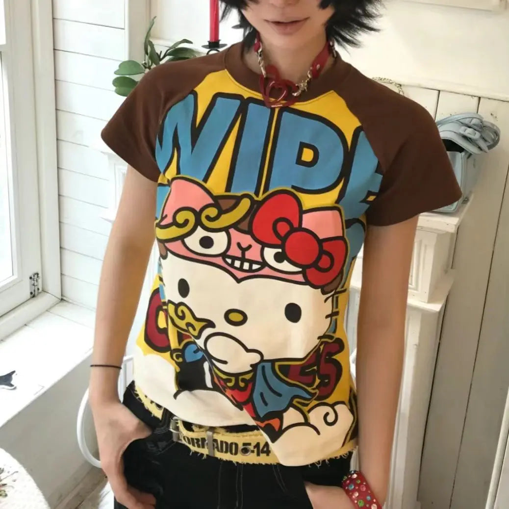 Sanrioed Hello Kittys Short Tops