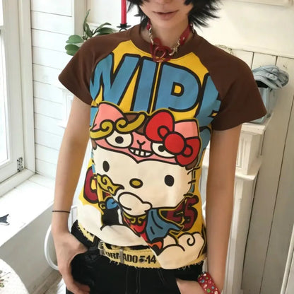 Sanrioed Hello Kittys Short Tops