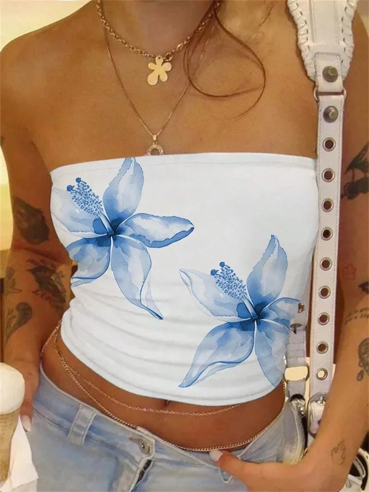 Women's Floral Printed Tube