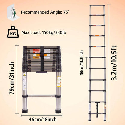 Ladders Extendable Telescopic