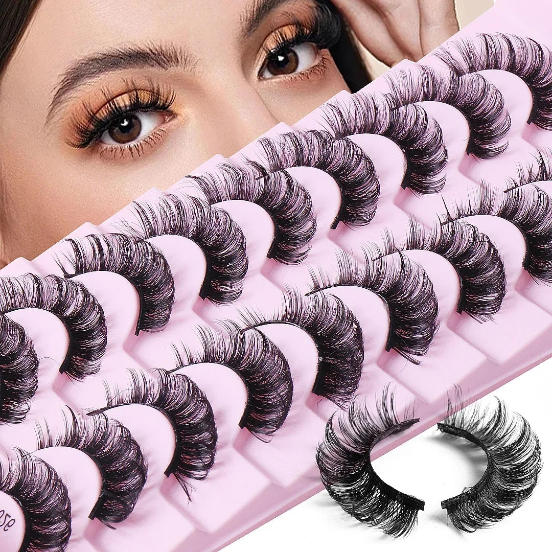 10 pairs Russian Strip Lashes
