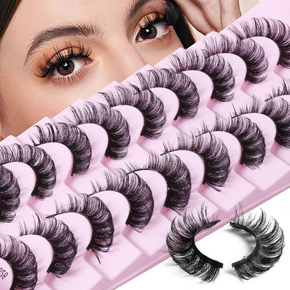 10 pairs Russian Strip Lashes