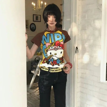 Sanrioed Hello Kittys Short Tops