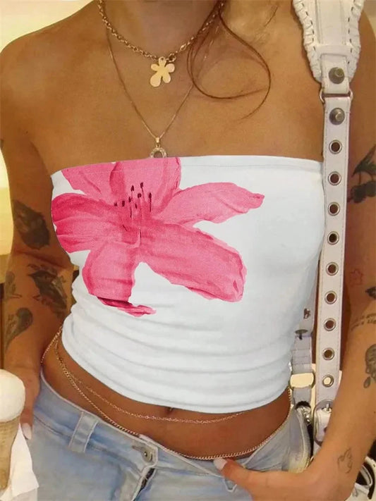 Women's Floral Printed Tube
