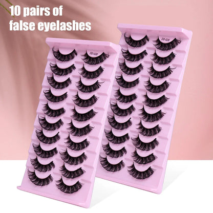 10 pairs Russian Strip Lashes